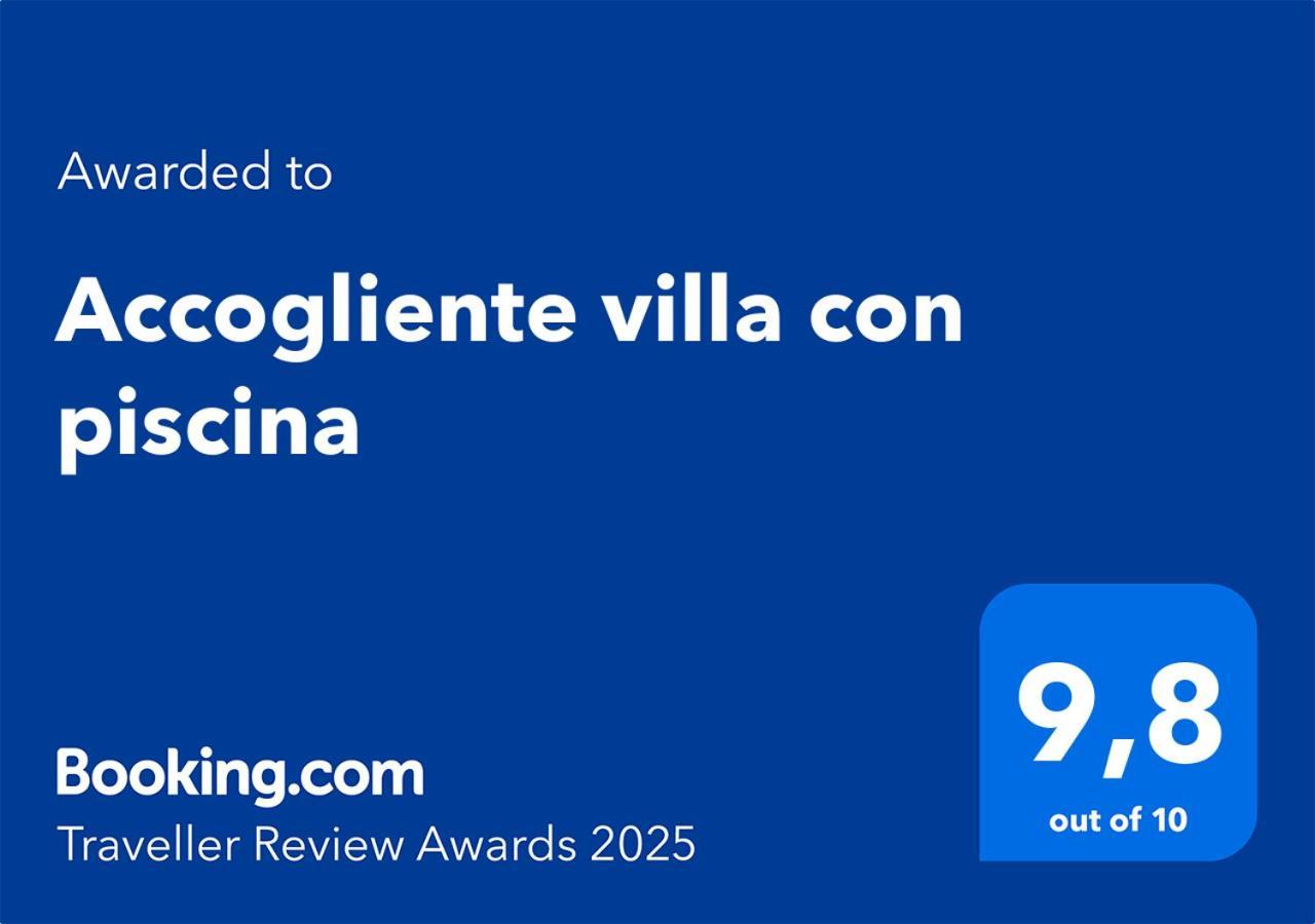 Accogliente Villa Con Piscina กัลตาจีโรเน ภายนอก รูปภาพ